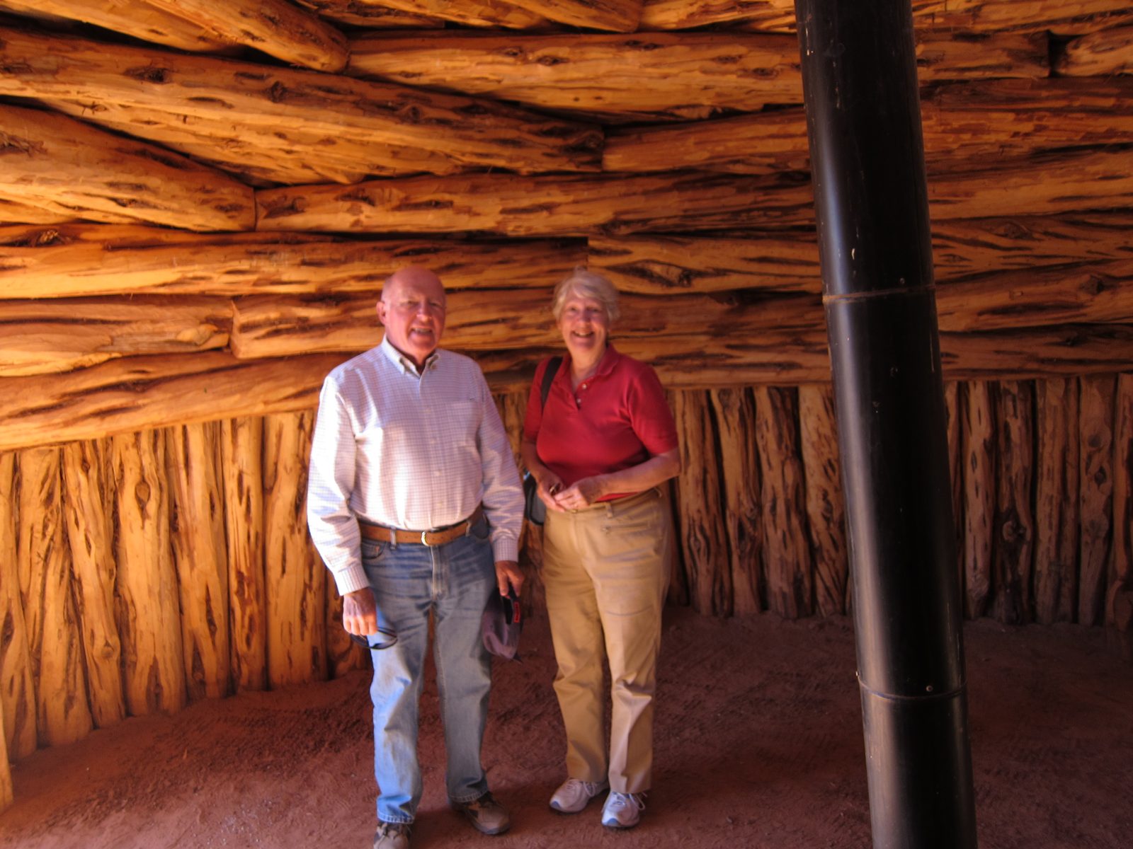 Same place ... were used by the Navajo people as a home